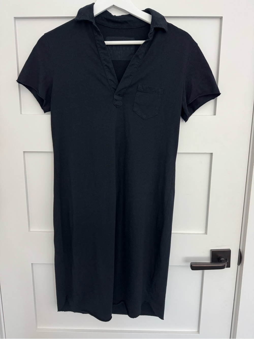 Frank and Eileen Lauren Polo mini dress in navy